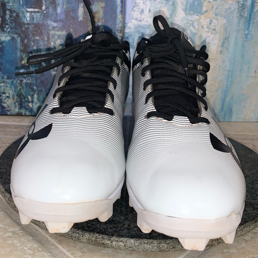 UNDER ARMOUR men 12 BASEBALL CLEATS MEN’s size 12 - EUC - Picture 10 of 14